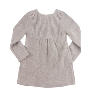 Girls Turn-Down  Pleated Chest Sweater