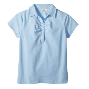 Girl’s Solid Knit Polo