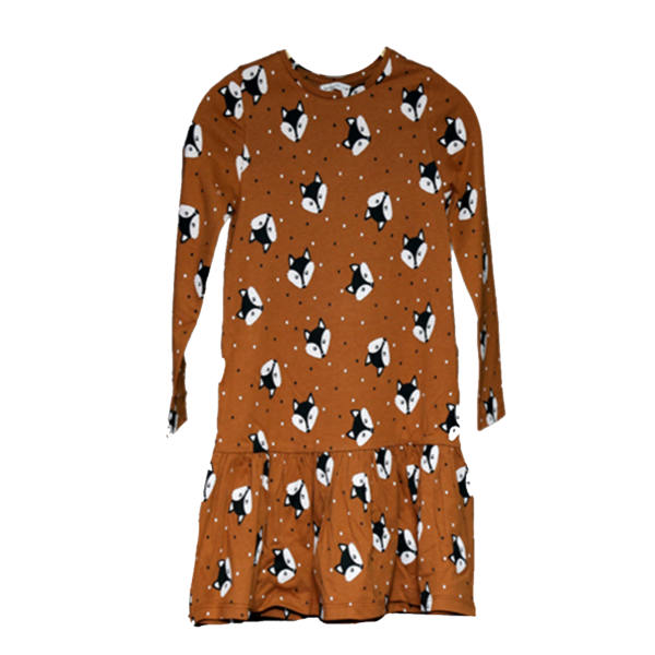 Girl’s Printed Knitted Dress