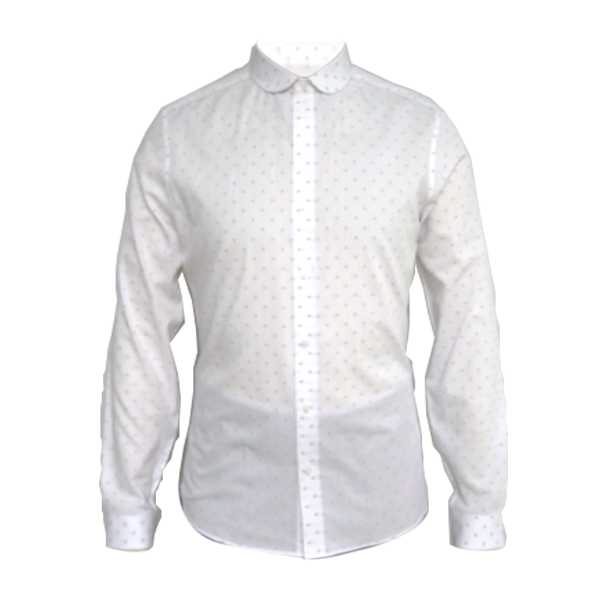 Men’s Long Sleeve CVC Printed Shirt
