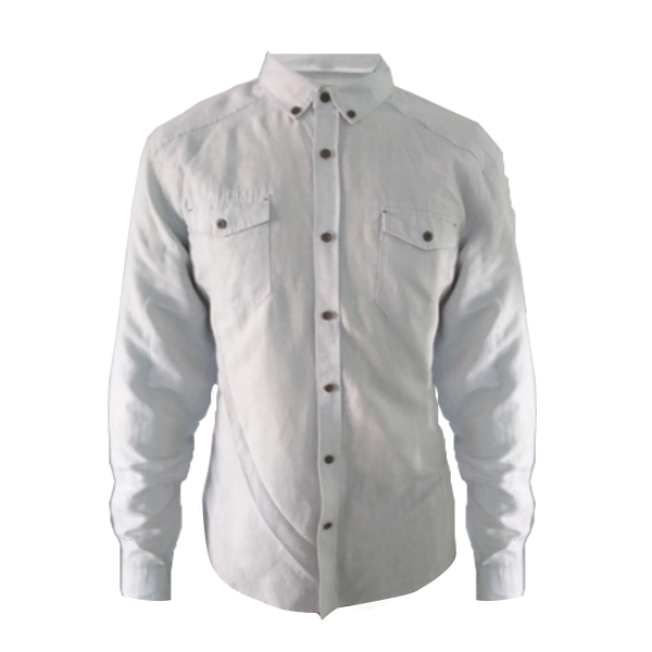 Men’s Long Sleeve Linen/Rayon Blended Shirt