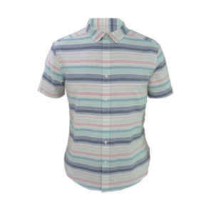 Men’s Short Sleeve Horizontal Striped Shirt