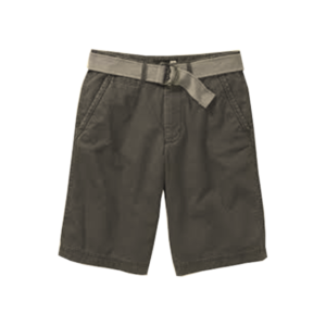 Men’s Stretch Twill Belted Shorts