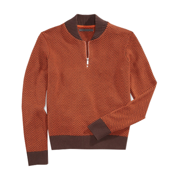 Men’s Quarter Zip Cardigan Sweater