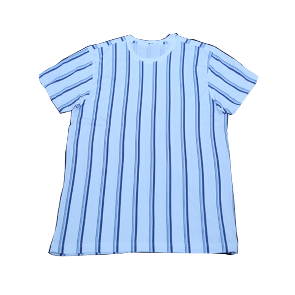 Men’s Round-Neck Striped T-Shirt