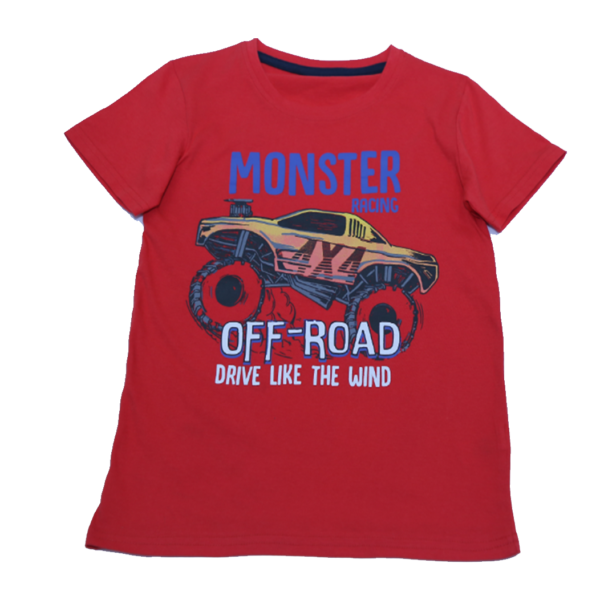 Boy's Off Road Printed T-Shirt